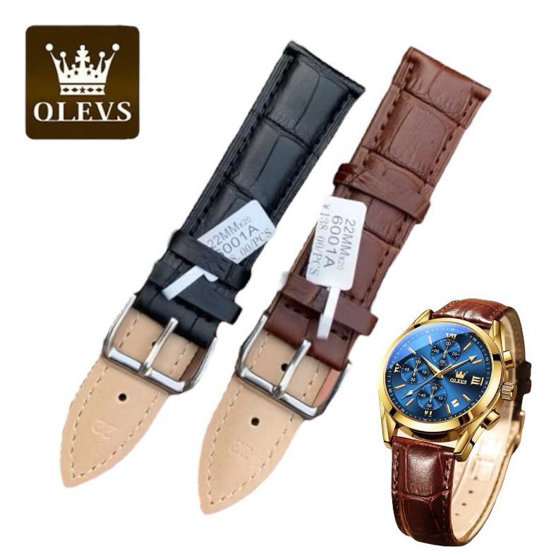 Strap tali jam OLEVS 2872 kulit strap jam tangan OLEVS 2872 original