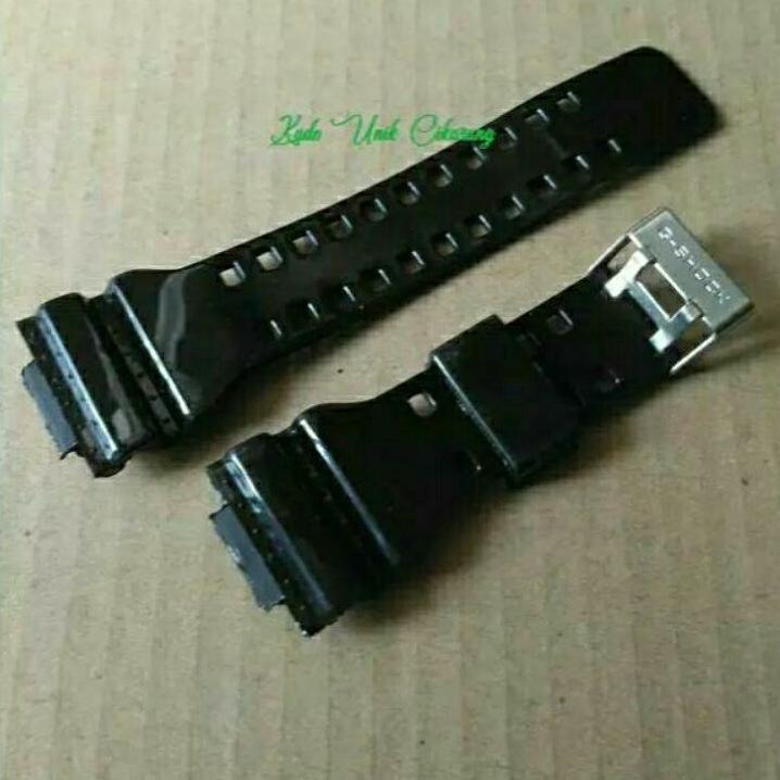 TALI / STRAP JAM TANGAN CASIO G-SHOCK GA-100 GA-110 GA-120 GA-200 GA-300 HITAM GLOSSY original