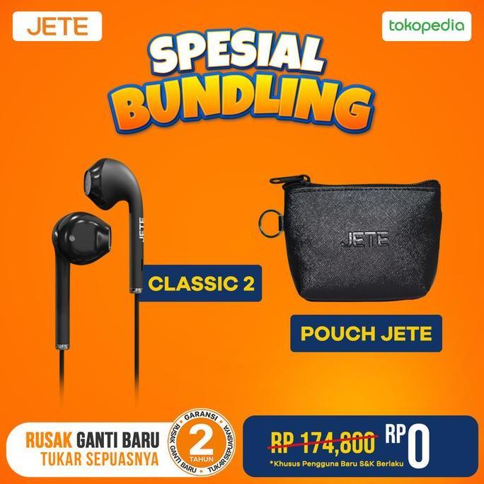 TERMURAH - BUNDLING Headset JETE CLASSIC 2 + JETE POUCH