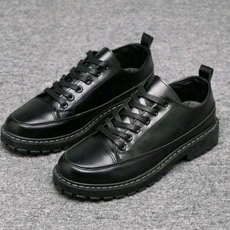 Murah Sepatu Pantofel Pria Kulit Asli Docmart Terbaru Import Kekinian