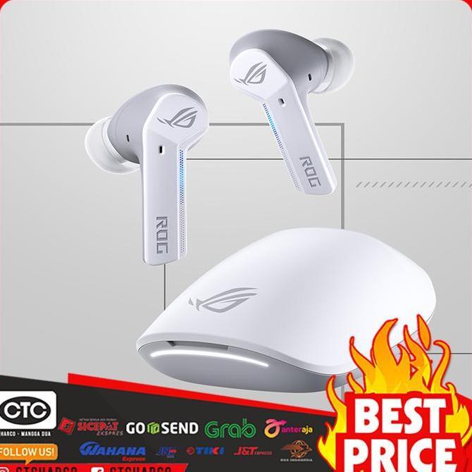 Headset Gaming ROG Cetra True Wireless Moonlight