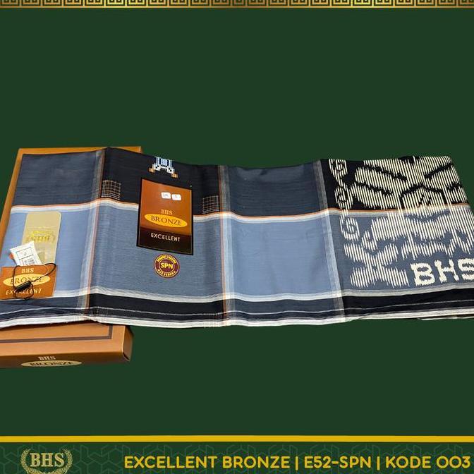 Promo Sarung Bhs Excellent Bronze Motif E52 Spn Songket Pancingan Bahan Halus Dan Lembut Produk Orig
