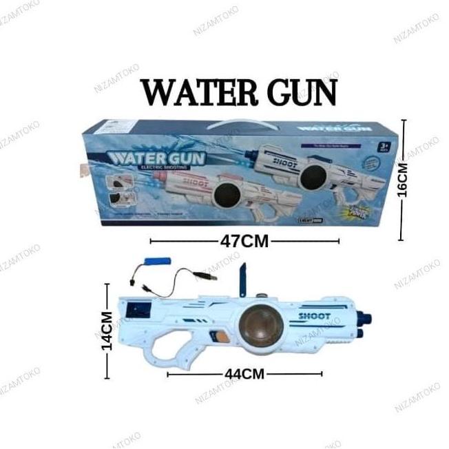 MAINAN WATER GUN MAINAN TEMBAKAN ANAK USB CHAS BATERAI Toy