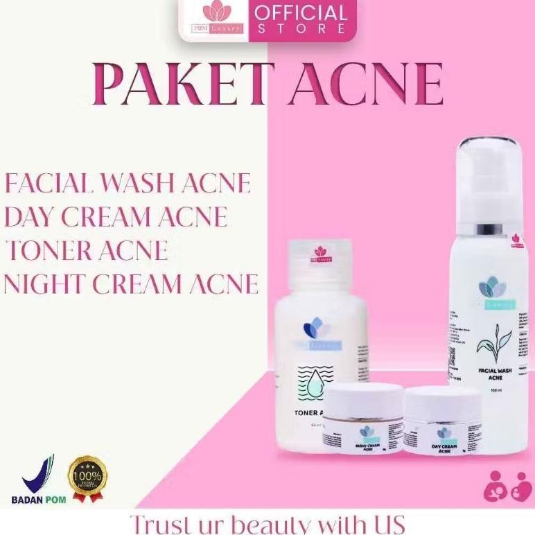 PAKET ACNE SERIES PRM LUXURY ORIGINAL(FORMULA LAMA)