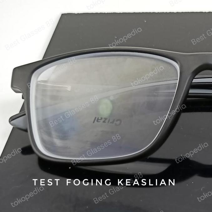 Promo Frame Kacamata Minus Kotak Pria Lensa Paket Lensa Branded Original