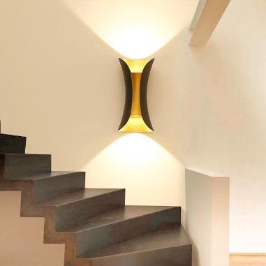 LAMPU DINDING GOLD MODERN / LAMPU DINDING LED / DINDING LED MINIMALIS / LAMPU TANGGA
