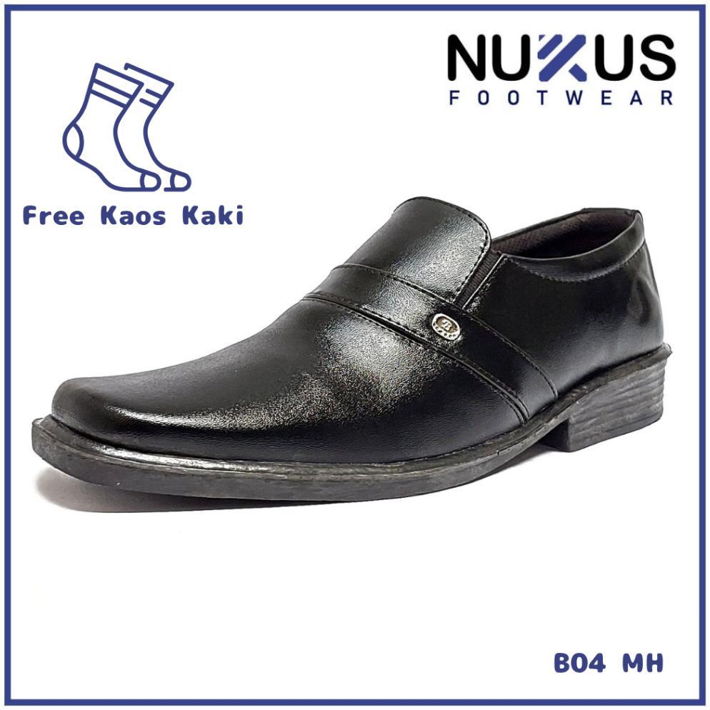 Grade Ori Nukus Sepatu Pantofel Pria Sepatu Pantopel Hitam - B04 Mh