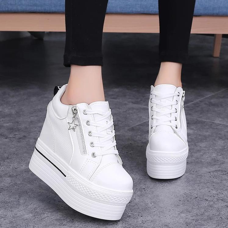 Diskon Mp Store - Sepatu Boots Fasjhion Wanita Hak Dalam Resleting Samping Ht 58 Kekinian