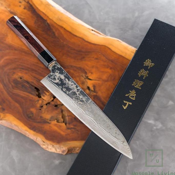 Japanese Knife Yoshida Hamono ZDP189 Damascus Gyuto 210mm