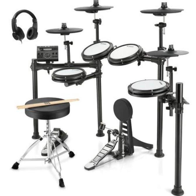 Promo Donner Ded - 200 Electric Drum Set | Drum Elektrik With Audio Line