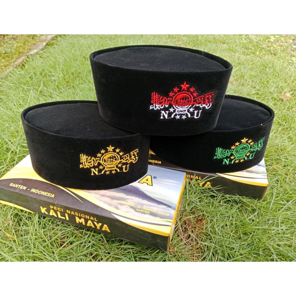 BIG PROMO PECI SONGKOK LOGO NU variasi 3 warna KUNING HIJAU MERAH PUTIH Peci anak laki-laki kopyah a