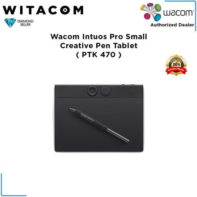 Wacom PTK 470 / PTK470 Intuos Pro Small Creative Pen Tablet - Garansi Resmi