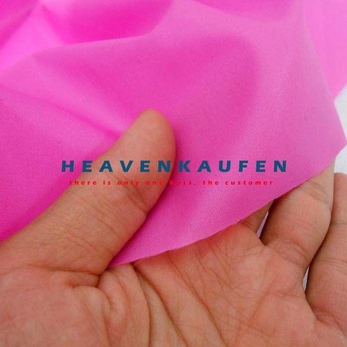 Kain Parasut Furing WP/Pelapis Warna Pink Merah Muda Harga Per Meter Untuk Furing Dalam Tas Furing J
