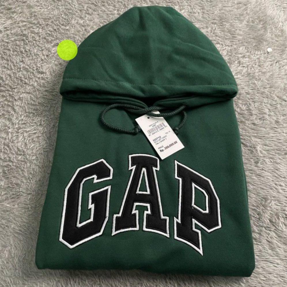 FAVORIT JAKET GAP - HOODIE GAP MERAH TEKS BORDIR PRIA WANITA TEBAL PREMIUM SIZE M SAMPAI XXL - SWEAT