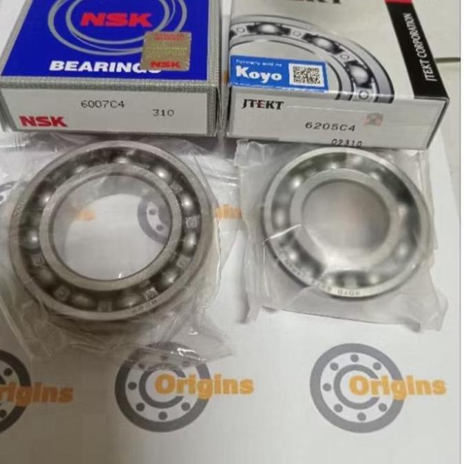 BEARING KRUK AS HONDA BEAT 6205 C4 6007 C4 SET ORIGINAL JAPAN    Untuk stok yg ready saat ini 6205 c