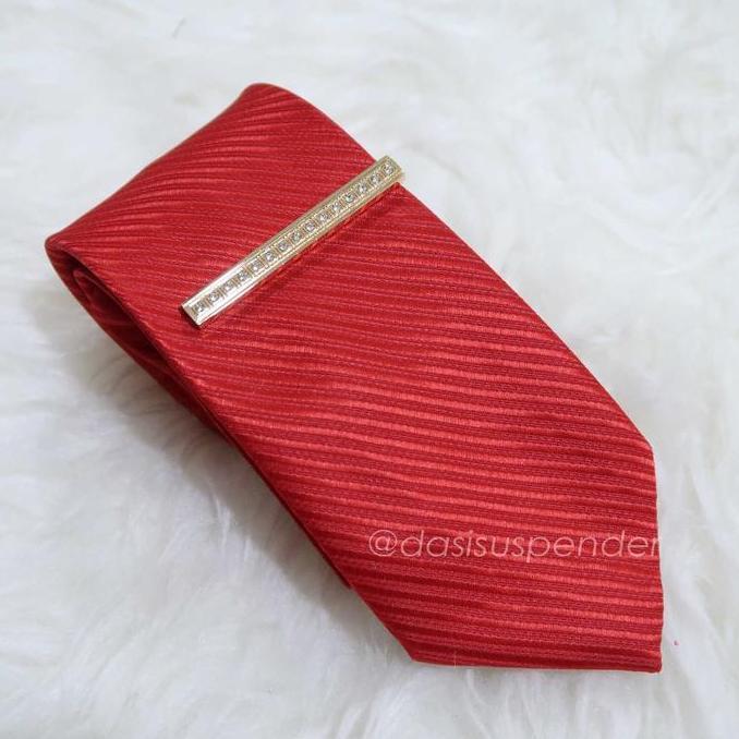Penjepit Dasi Jepitan Dasi Pria  Executive Bahan Titanium Free Box