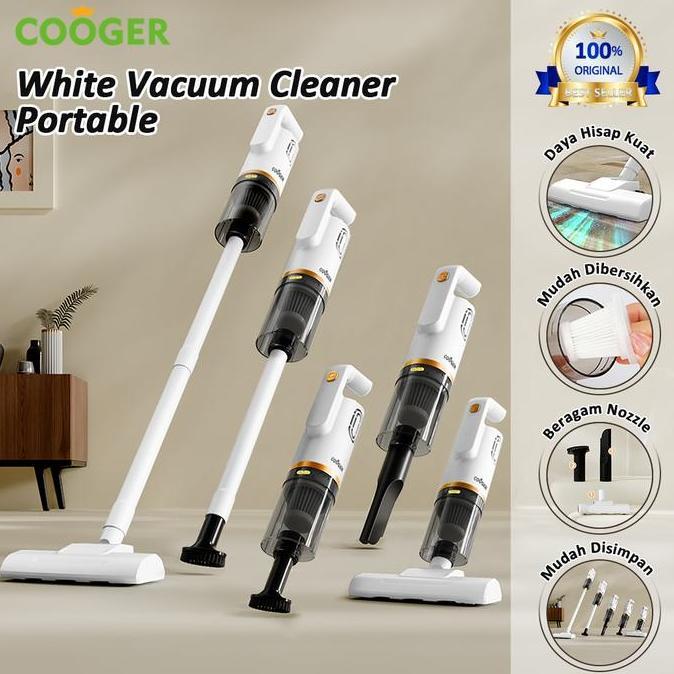 COOGER Vacuum Cleaner Mini Portable Wireless Penyedot Debu Serbaguna