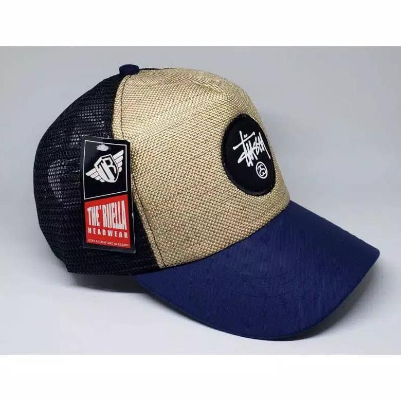 RECOMMENDED [COD] Topi Trucker Jaring Pria Termurah/ Topi Jaring Distro Terbaru/ Topi Trucker Kombin