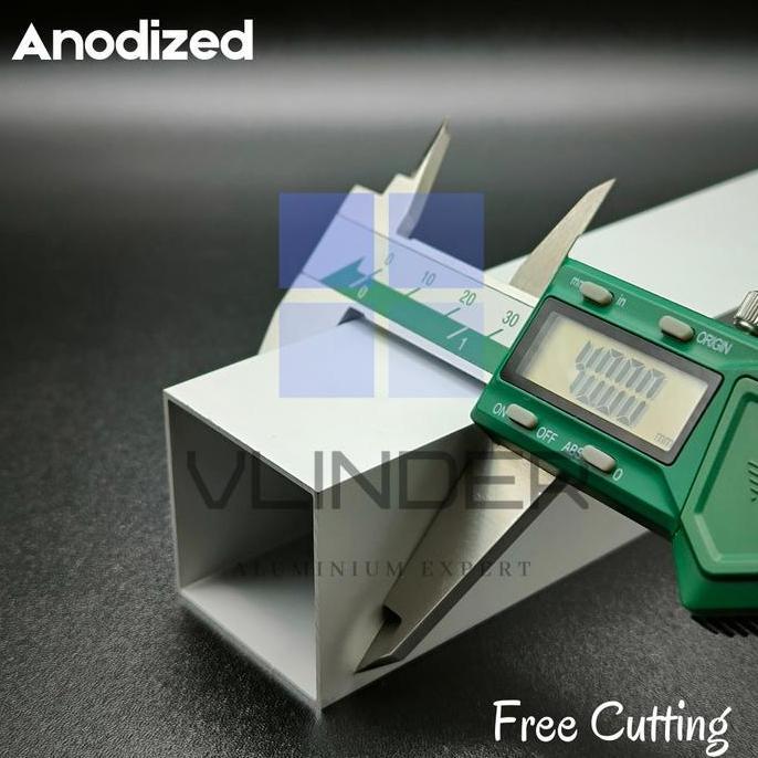 Hollow Aluminium 40 x 40 mm, t. 1.2 mm