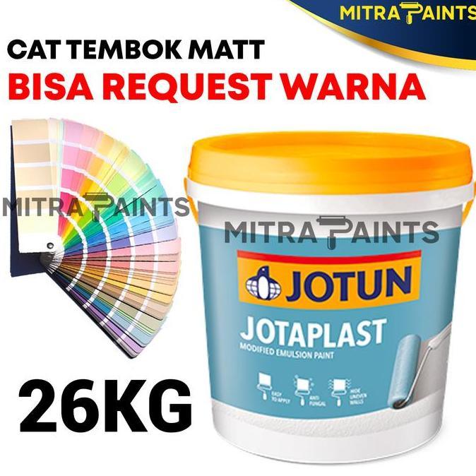 CAT TEMBOK INTERIOR JOTUN JOTAPLAST 18 LITER 26 KG / 1 PAIL CUSTOM WARNA TINTING