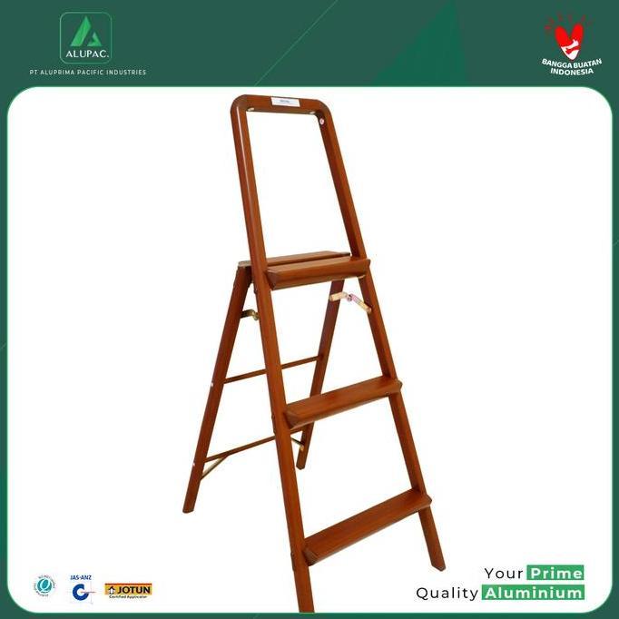 ALUPAC - MALIBU Tangga Lipat Aluminium Corada dengan Handle Pegangan