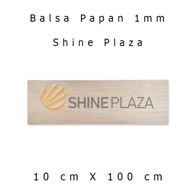 Kayu Balsa Papan 1mm - Balsa Sheet 1 mm - Bahan Maket Khusus Gosend