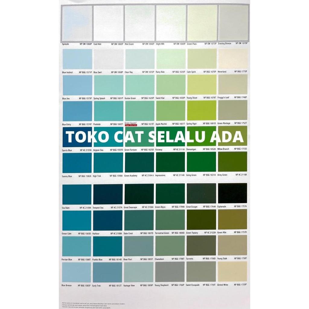 Cat Tembok Nippon Paint Spotless Tinting ( Request Warna ) 20L