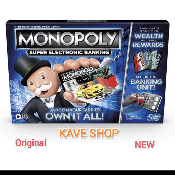 MONOPOLY Electronic Banking - Monopoly App Banking - Original - NEW Diskon