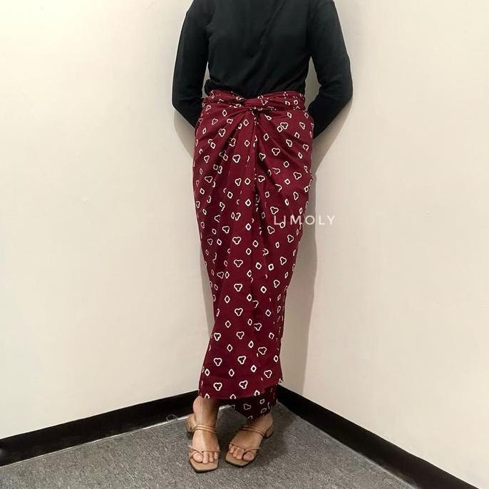 Rok Lilit Batik Premium / Rok Batik Modern / Rok lilit jumputan / Rok lilit instant Promo