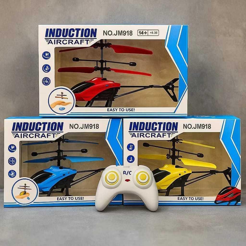 Mainan Helikopter Terbang Dengan Remote Control / Mainan Anak Helikopter + Remote Control