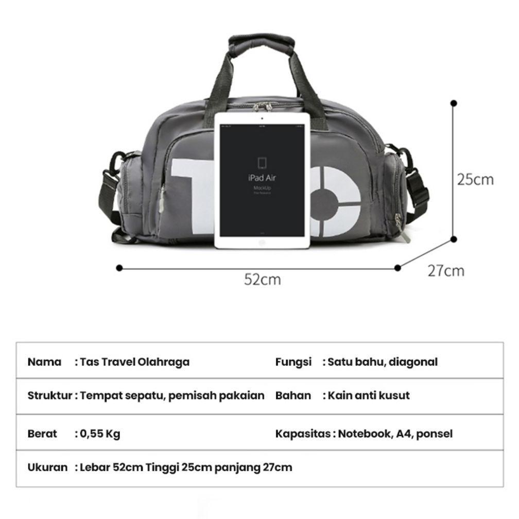 HOT DEALS Tas gym - tas olahraga serbaguna - tas Travelling