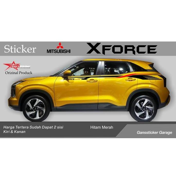 STICKER MITSUBISHI XFORCE 2023 2024 AKSESORIS XFORCE 2023 2024 FORSALE