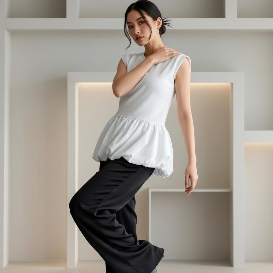 GARANSI NIKOI TOP / Iner Buntung Balon / Atasan Wanita Terbaru / Top Dress Inner Premium / Blouse Ba