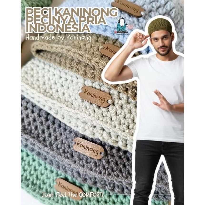 NEW KANINONG - PECI RAJUT PREMIUM HANDMADE | UKURAN BAYI NEWBORN BARU LAHIR AQIQAH | ANAK LAKI SEKOL