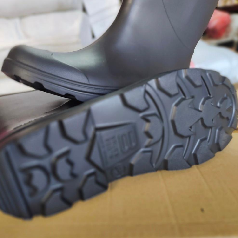 Sepatu Boots Hujan merk BRUCE BOOTS untuk Pria Wanita bahan Karet Anti Air Anti Slip Super Ringan