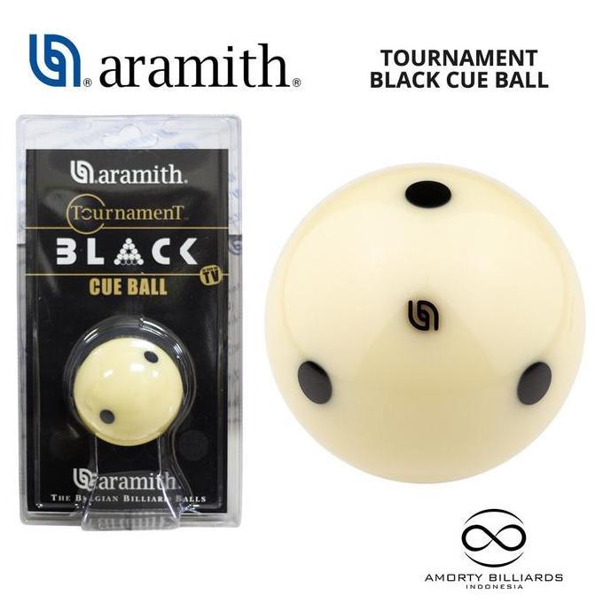 Aramith Tournament Black Cue Ball / Bola Billiard (TERBAIK) (TERBARU) (TERMURAH)