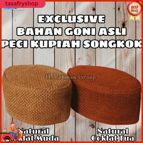 Peci Songkok Kopiah Goni / Peci Karung Goni / Peci Goni High Quality