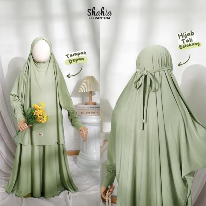 NEW SHAHIA SERVANTINA - SHAFA SET FK GAMIS ANAK PEREMPUAN BAJU MUSLIM PANJANG DRESS SYARI CEWEK ORI
