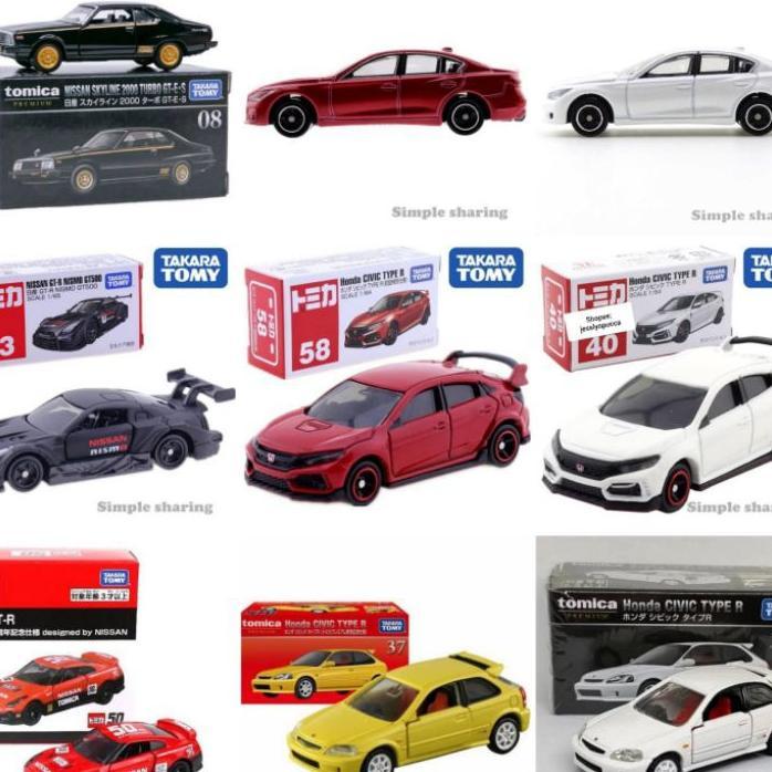 Takara Tomy Tomica Honda And Nissan Collection Diecast Mobil Honda Jazz Fit Civic Type R Cbr Nsx  Ni