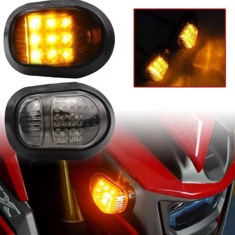 BEST SALE ( 2 pcs ) Sein lampu sein led tempel 9led bulat universal sein motor