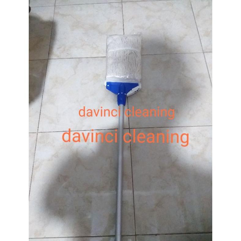 Alat Pel Lantai Alat Pel Cotton Mop Set Cotton Alat Pel Lantai Mop Set Alat Pel Lantai Mopset Putih 