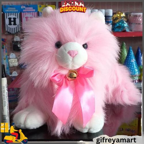 Boneka Kucing Persia Anggora Free Sisir Murah Meriah