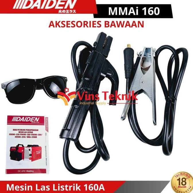 Promo Daiden Mmai 160 Mesin Las Inverter Trafo Las Travo Las 160A Daiden Mma 160