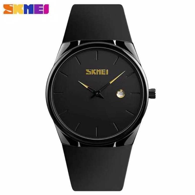 recommended jam tangan pria wanita skmei 1509 analog tali rubber