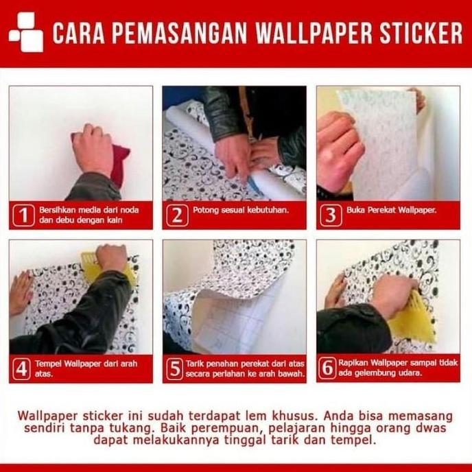Wallpaper Dinding Sticker Stiker 3D | Dekorasi Dinding Kamar Tidur