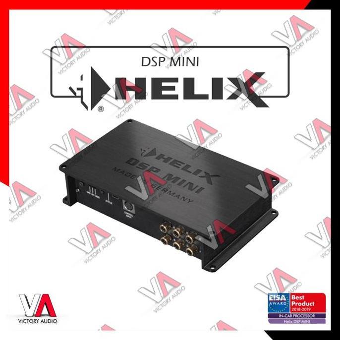 TERLARIS DITAL SOUND PROCESSOR HELIX DSP MINI 6 CHANNEL BUILT IN POWER AMPLI