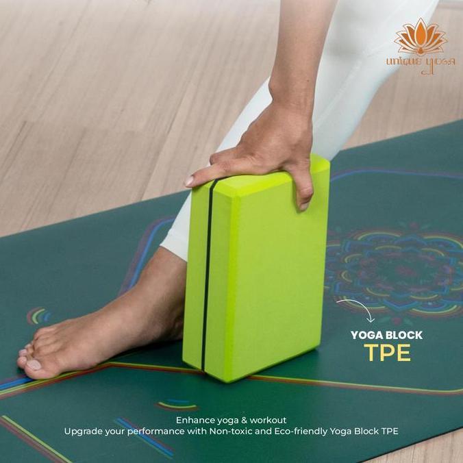 Lengkap- Balok Yoga Tpe / Yoga Block Tpe / Balok Yoga