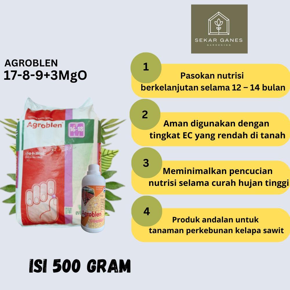 Sekarganes Pupuk Agroblen 17-8-9+3Mgo 500 Gr - Dekastar Agroblend 1789 17 8 9 Pupuk Osmocote Dekasta