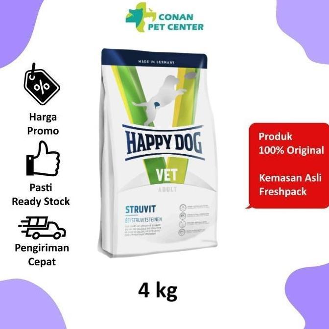 Jkt,Cod,Aja- Happy Dog Vet Urinary So / Struvit 4Kg -