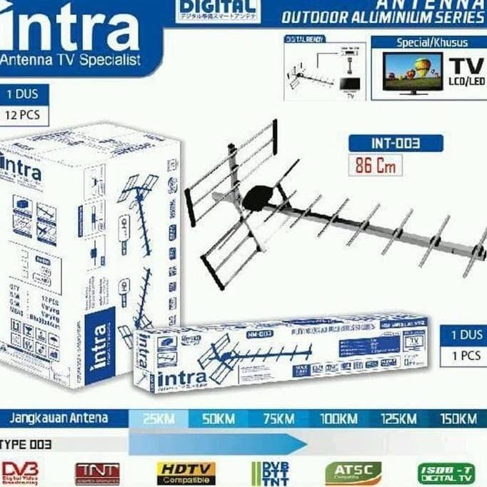 oktaverinageola - intra antena tv digital luar / outdoor int-003 / int-005